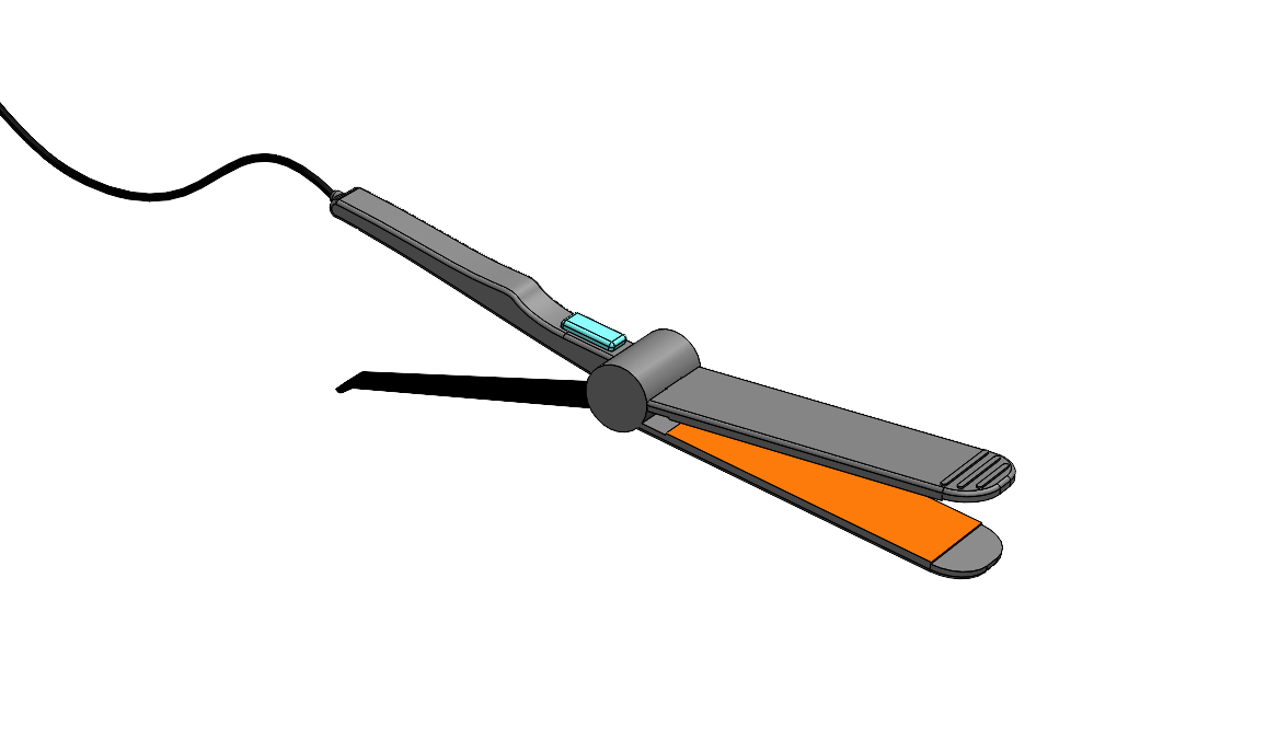 符合人体工学的直发器