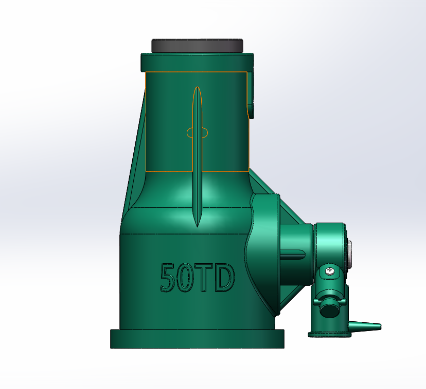 50吨TD螺旋千斤顶