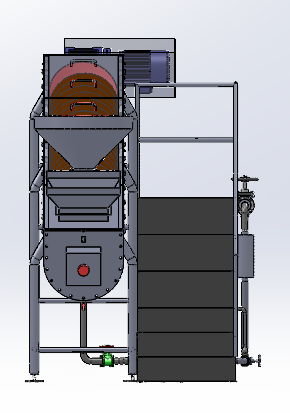 U型斜螺旋输送机