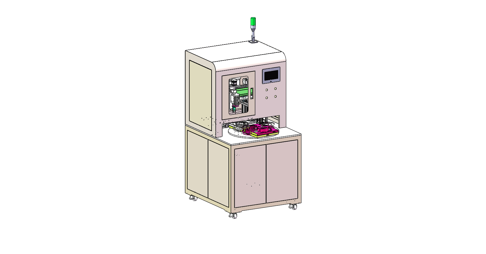 绑带机USB自动组装机，包含端子的自动供料，外壳的自动组装等