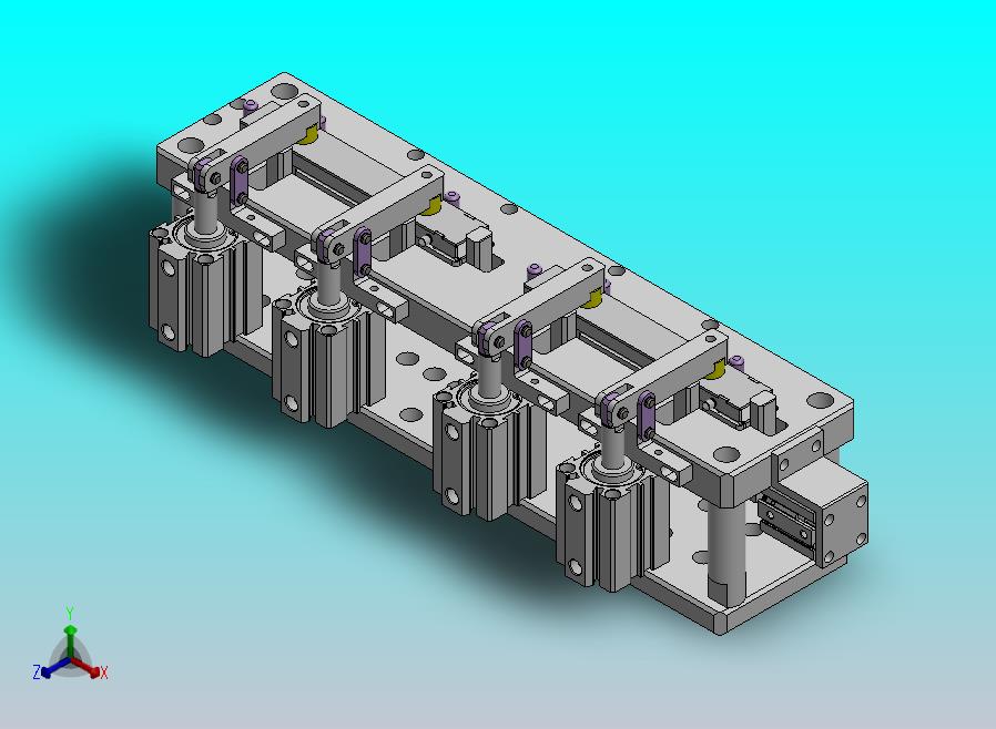 基于连杆机构的定位压紧机构