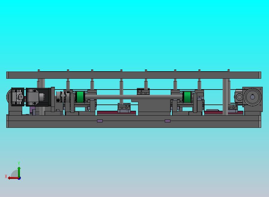 基于同步带的对中定位机构