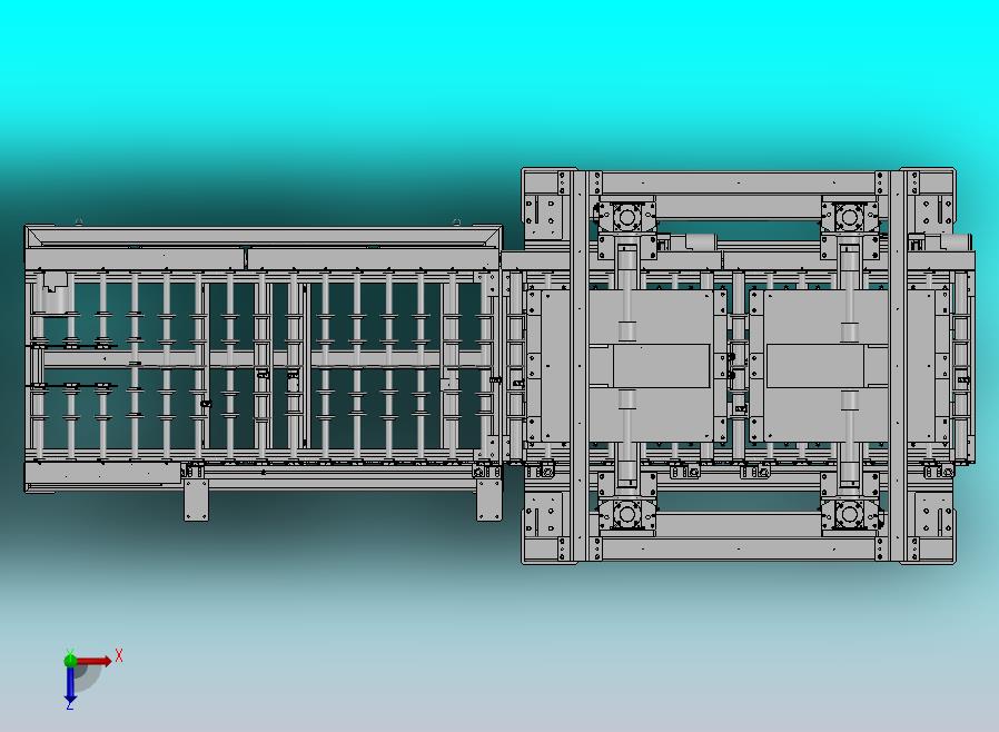 适用平板类物料的升降料仓缓存机构