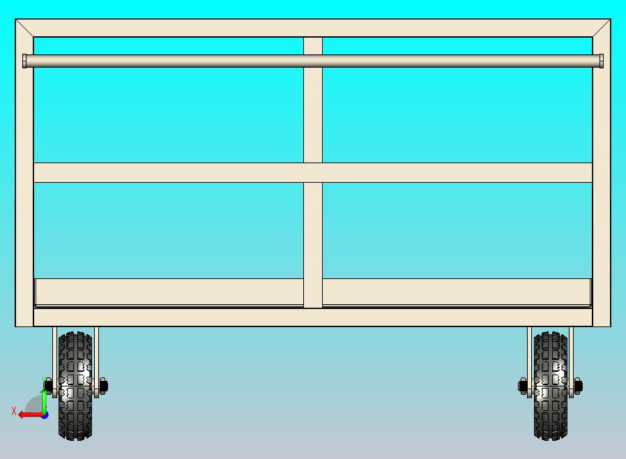 不锈钢手推车，用于搬运货物（生鲜食品）