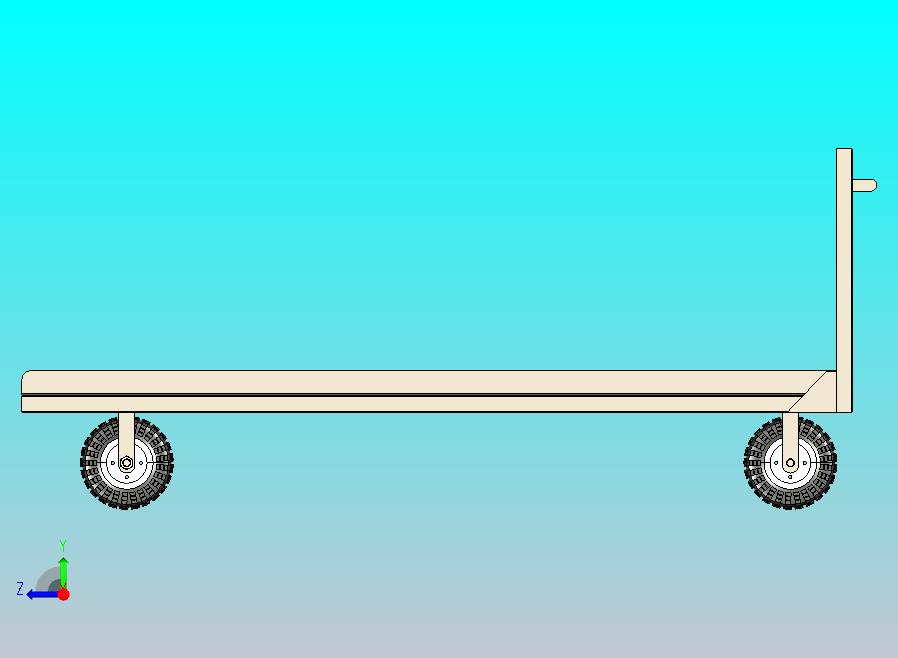 不锈钢手推车，用于搬运货物（生鲜食品）