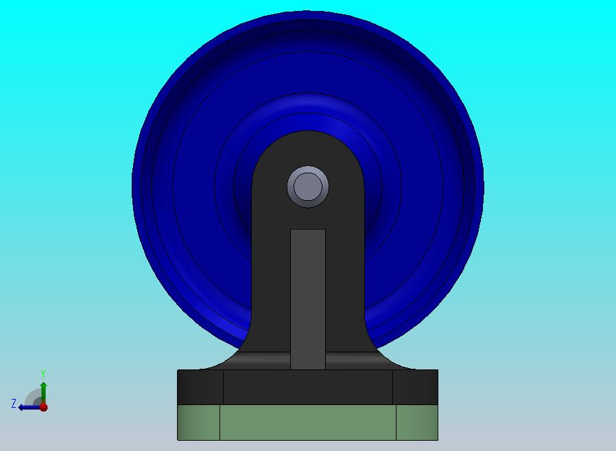 带安装座的 V 型槽滚轮