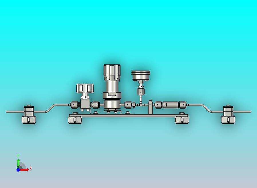 高纯度阀门歧管面板