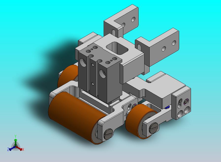 包胶辊的滚压机构