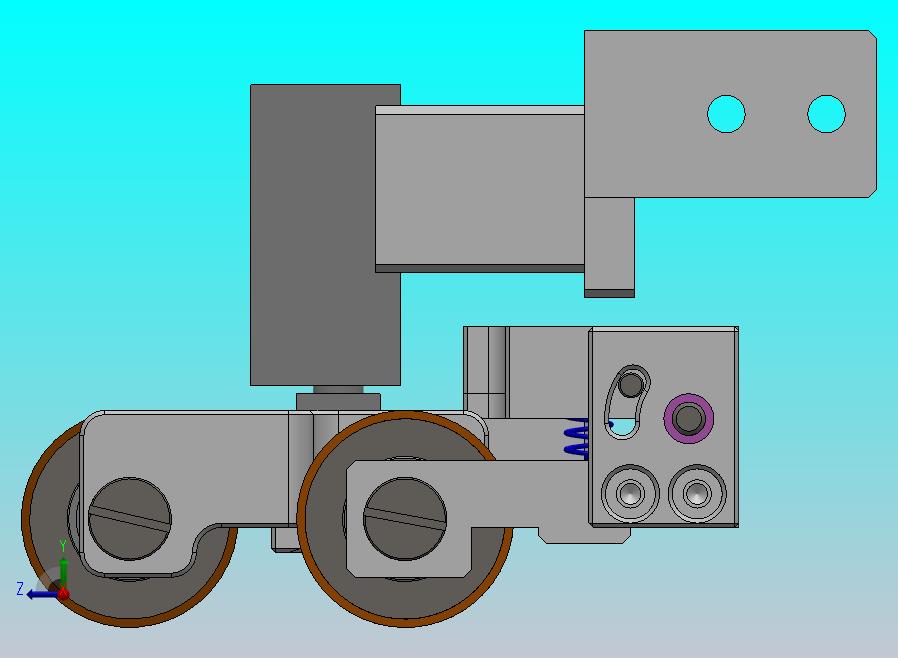 包胶辊的滚压机构