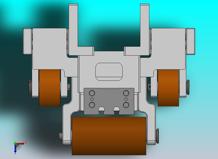 包胶辊的滚压机构