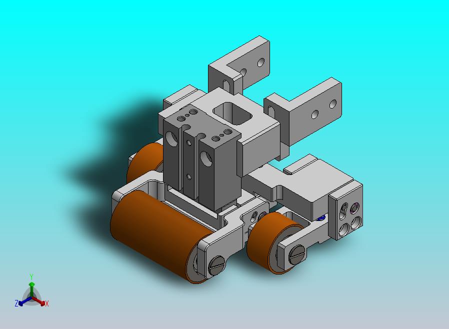 包胶辊的滚压机构