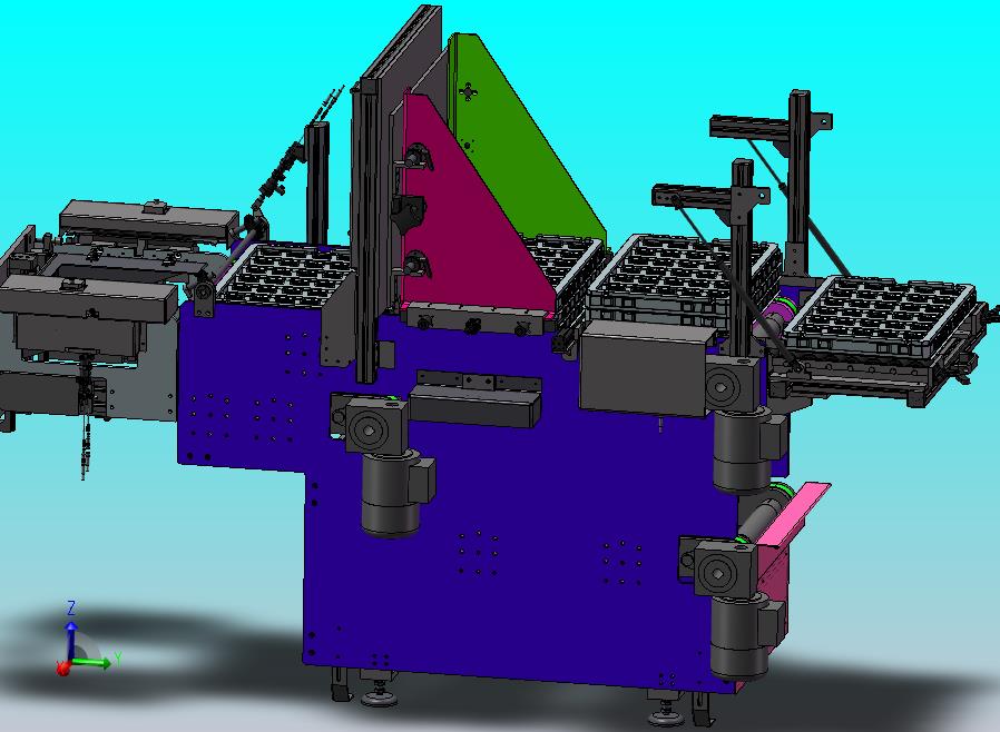 TRAY盘上料分盘机