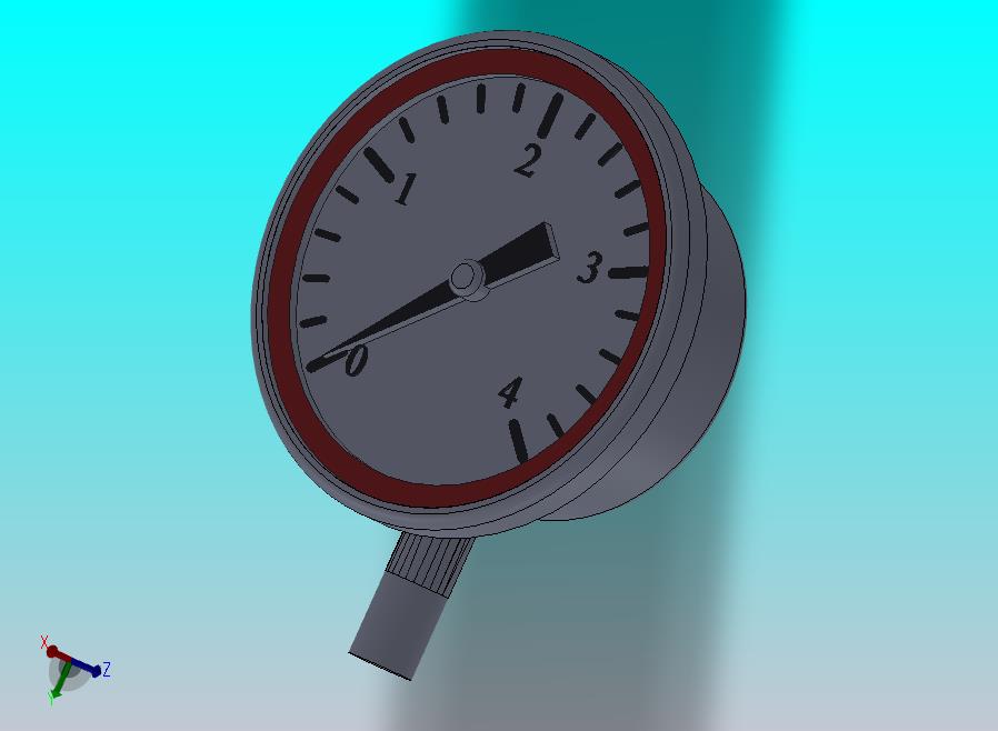 0-4MP指针管路测压表