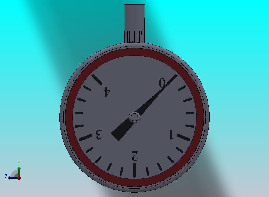 0-4MP指针管路测压表