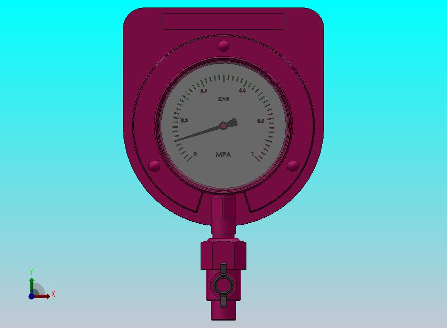 1MPA测压旋钮开关表