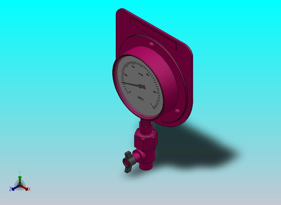 1MPA测压旋钮开关表