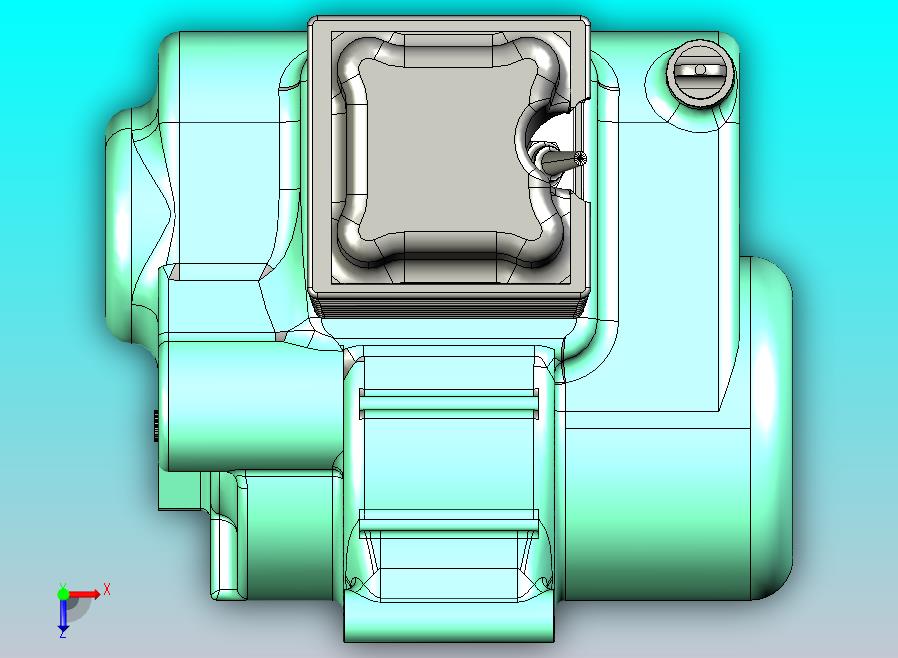 本田摩托车发动机模型