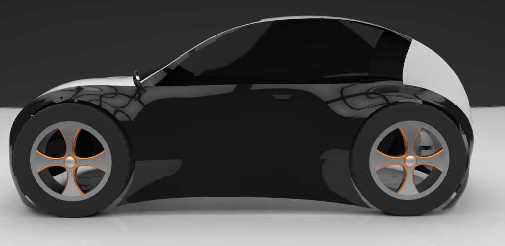 双人小汽车外壳