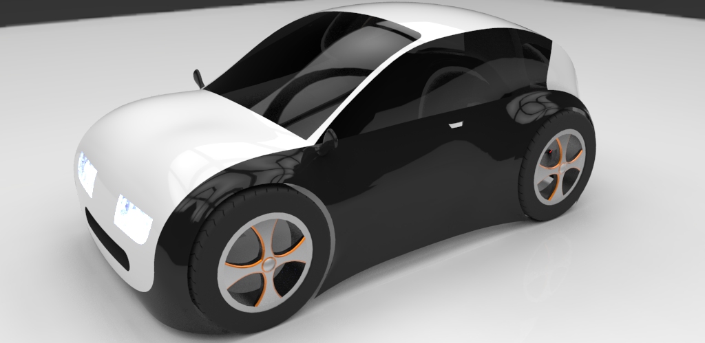 双人小汽车外壳