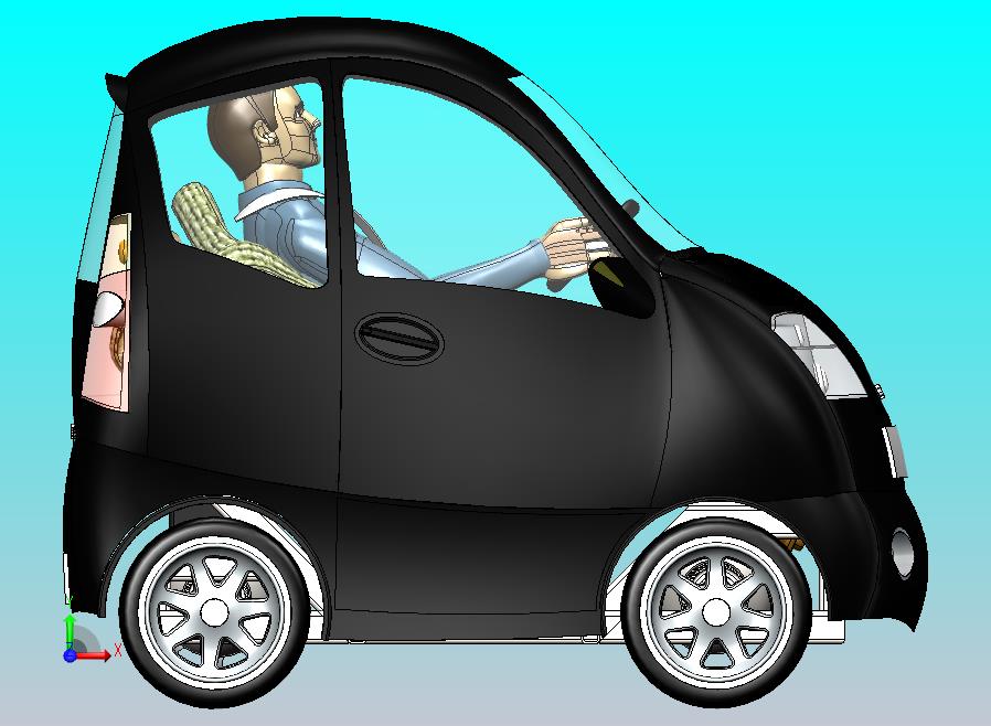 CRK结构轻型概念电动车