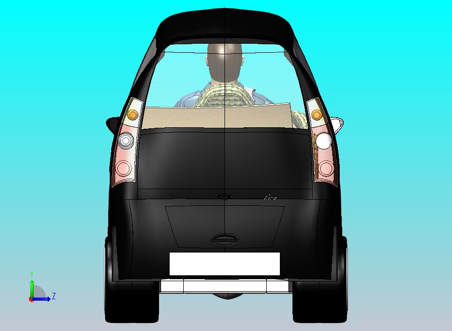 CRK结构轻型概念电动车