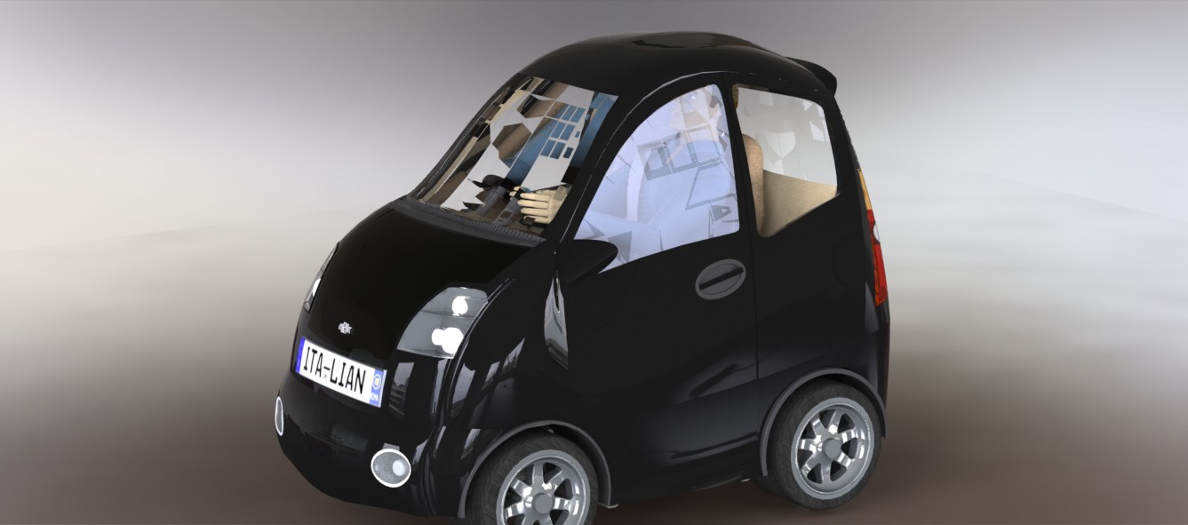 CRK结构轻型概念电动车