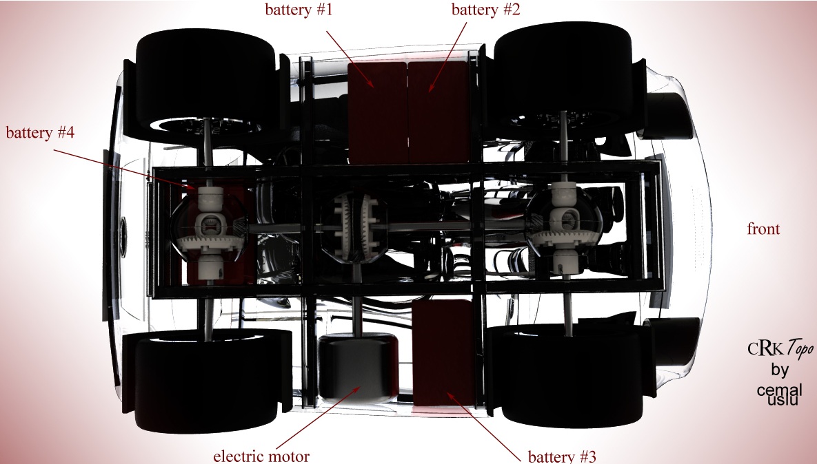 CRK结构轻型概念电动车