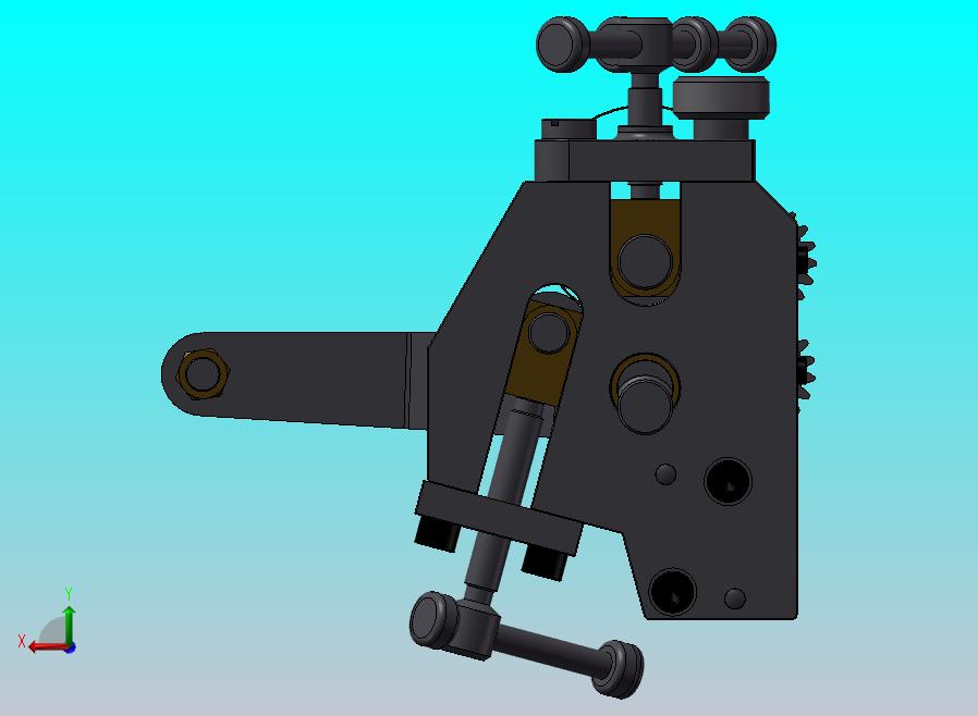 小型卷管机模型
