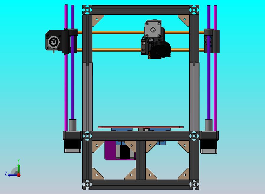 小型3D打印机模型