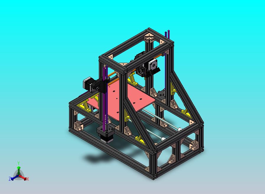 小型3D打印机模型
