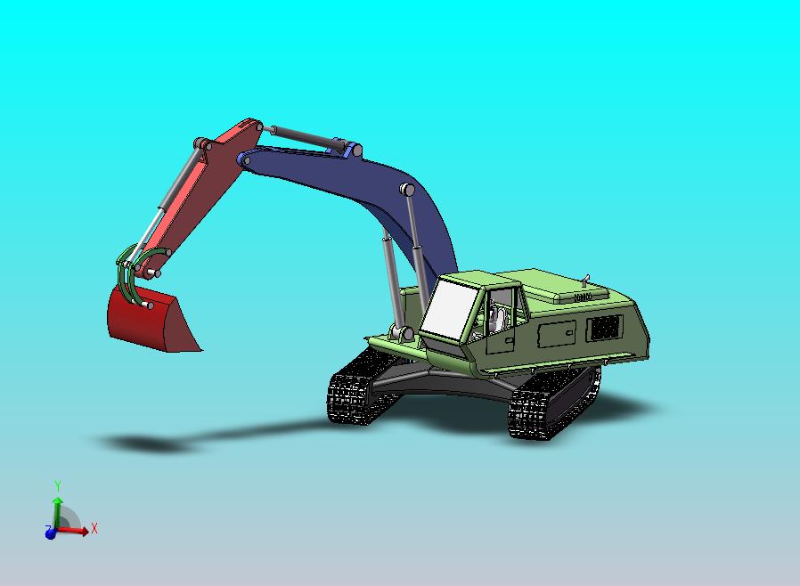 挖掘机模型