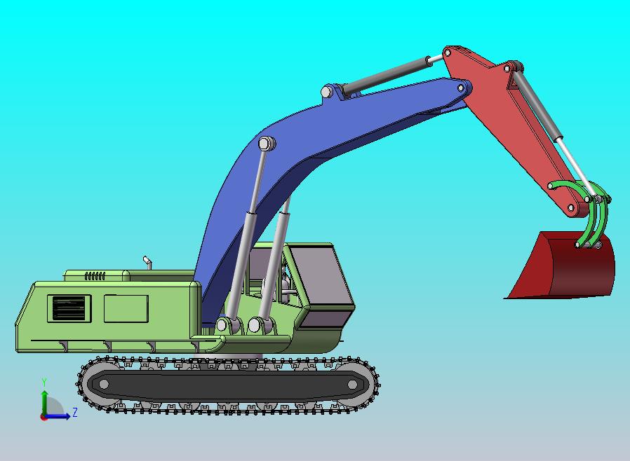 挖掘机模型