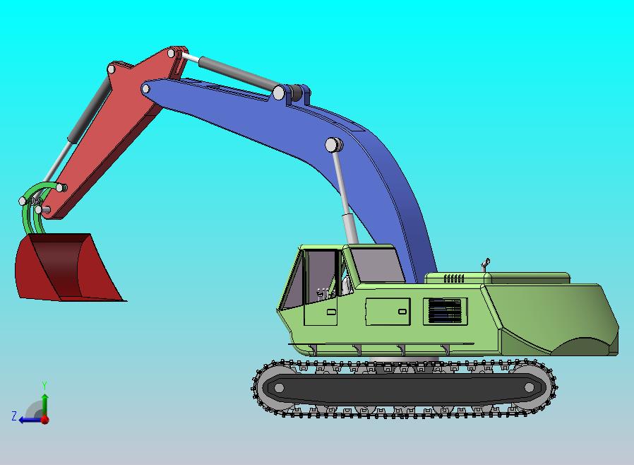 挖掘机模型