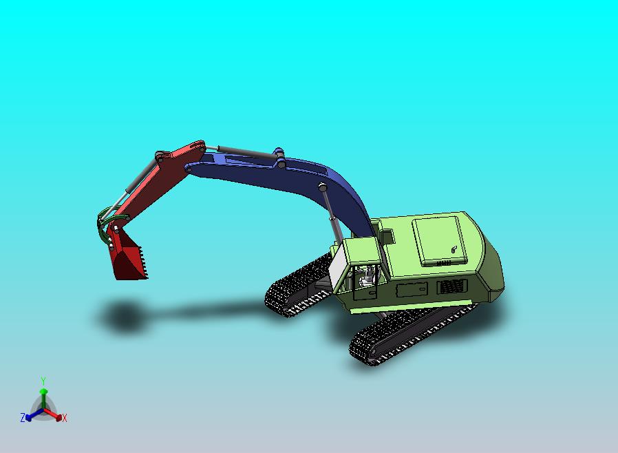 挖掘机模型