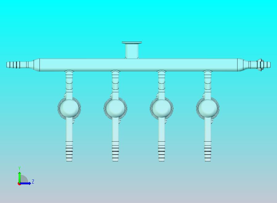 玻璃实验室歧管