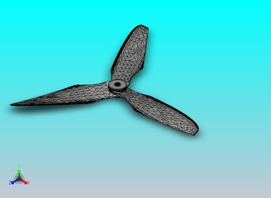 7040_3 三叶螺旋桨