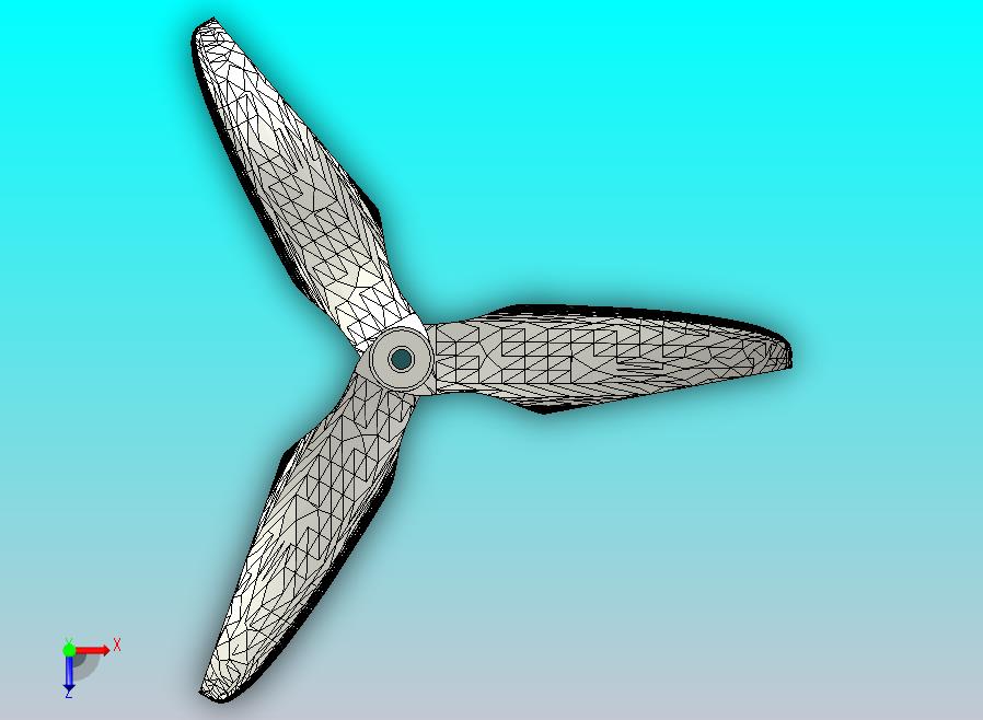 7040_3 三叶螺旋桨