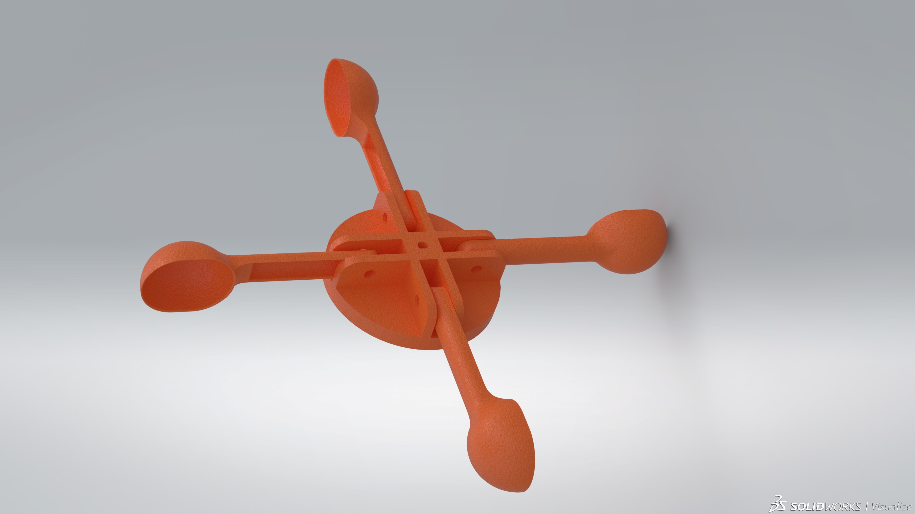 概念便携式垂直轴