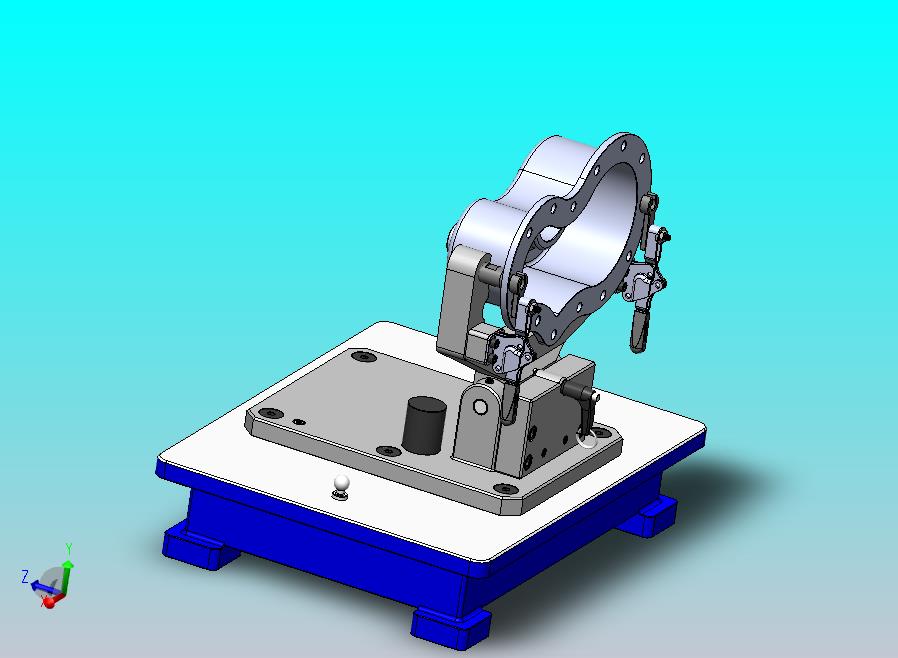 齿轮箱多自由度检测工装