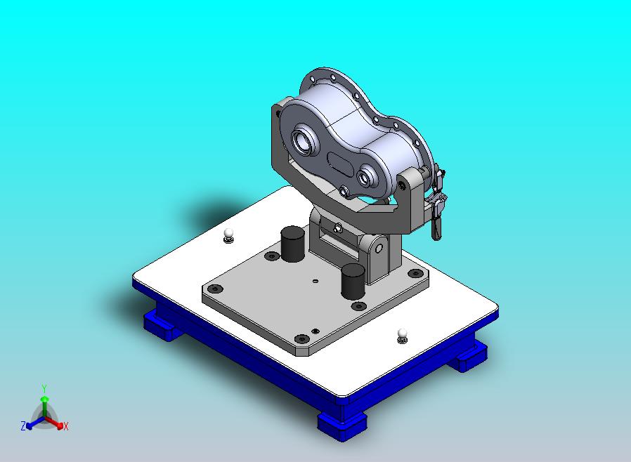 齿轮箱多自由度检测工装