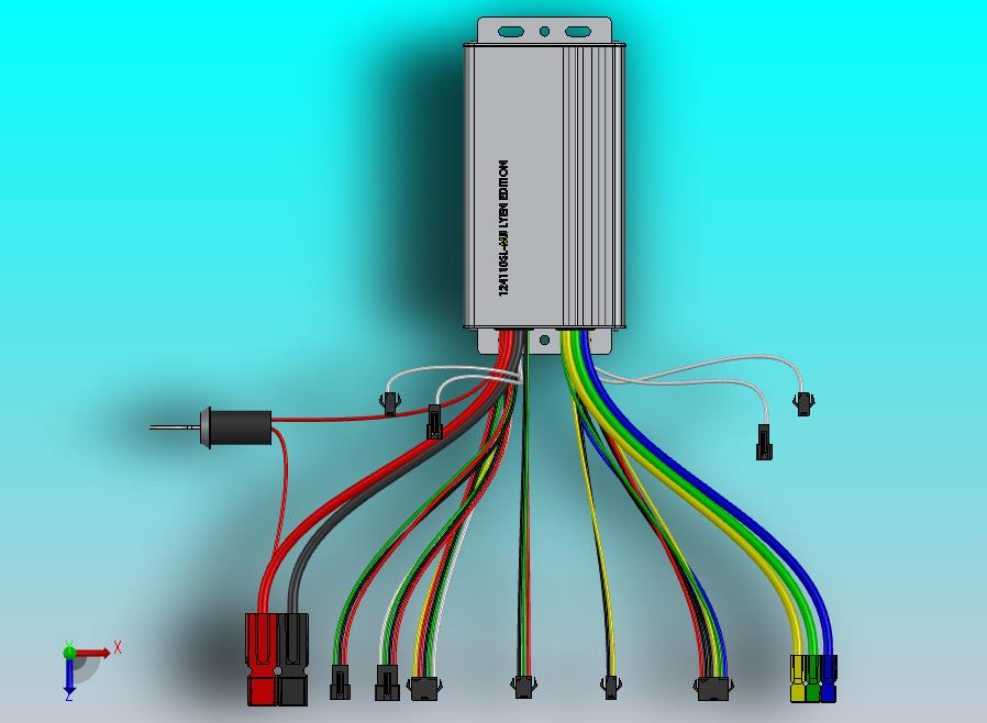 电动车零件EBIKE控制器36至72VDC45A