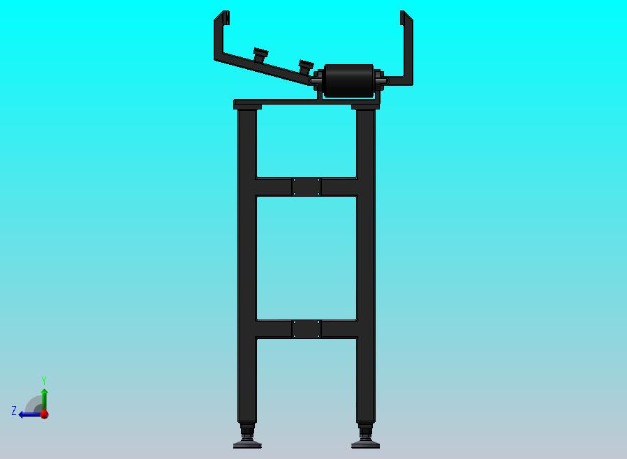 偏心物料输送带模型