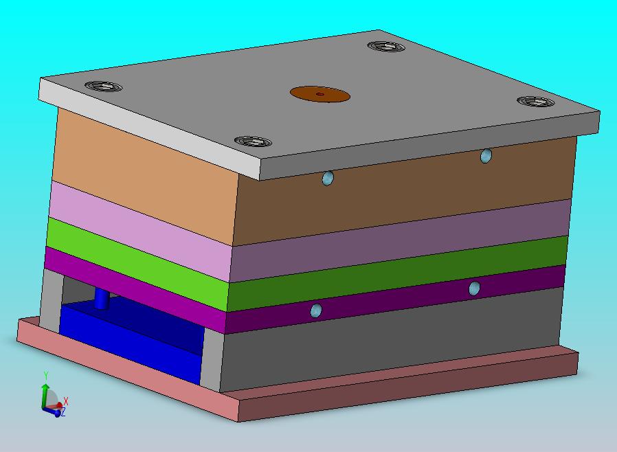 塑料瓶盖注塑模具