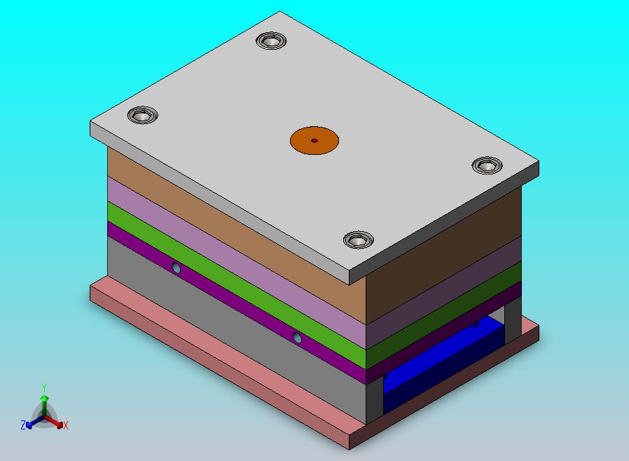 塑料瓶盖注塑模具