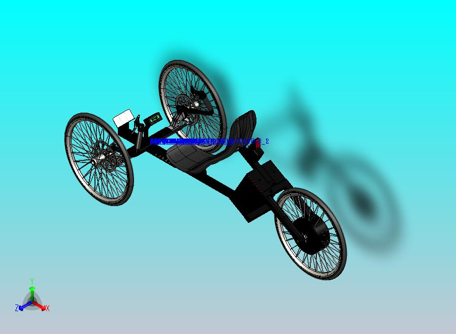 三轮手摇车原型