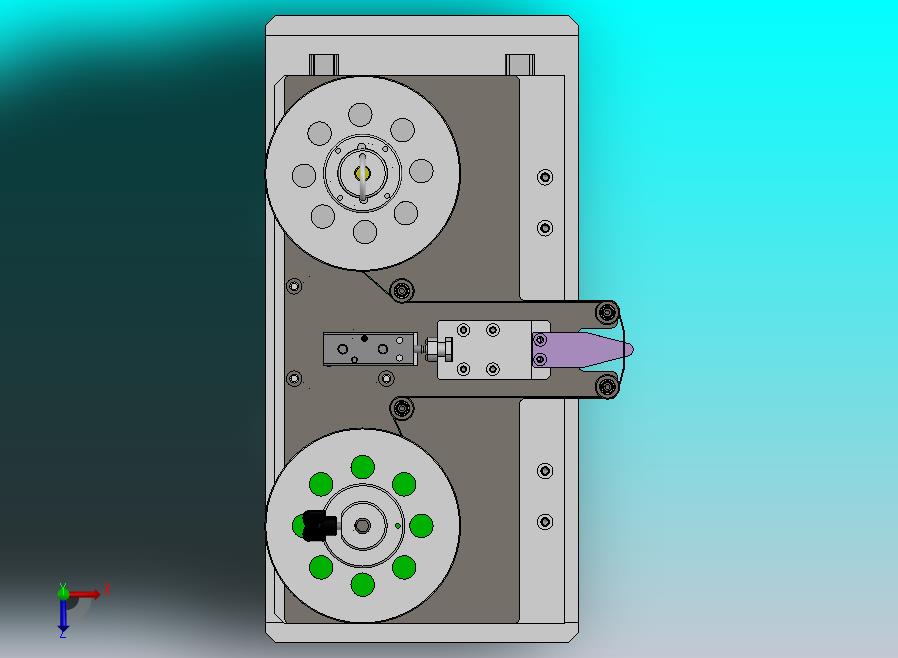 弹簧阻尼的产品清洁机构