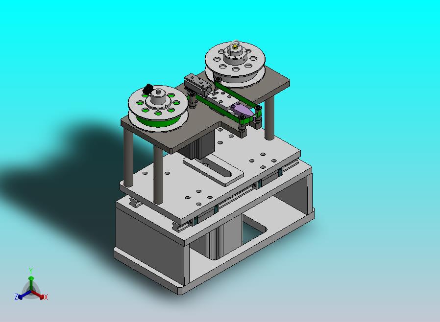 弹簧阻尼的产品清洁机构