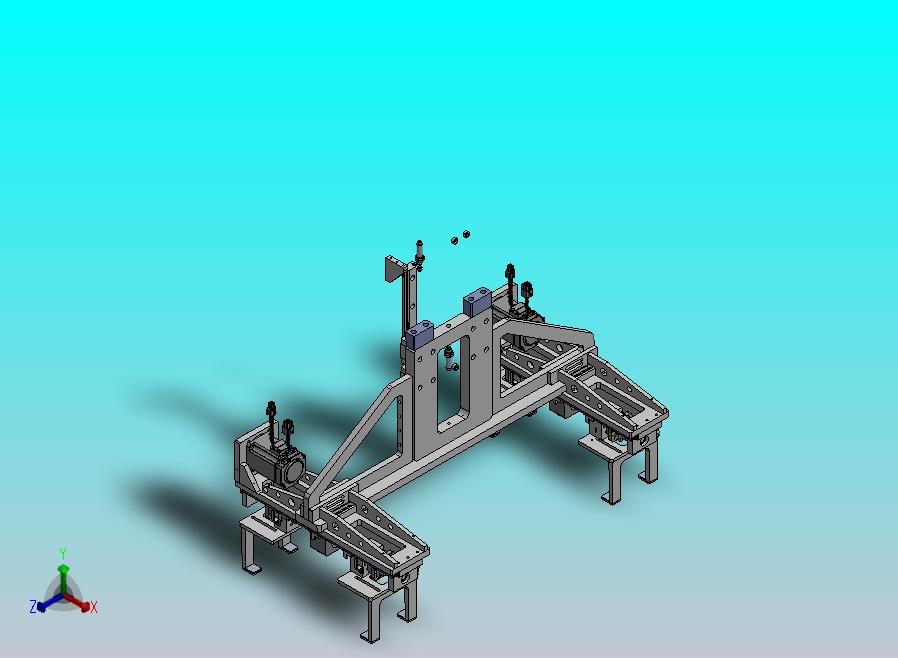 正反丝杠的夹爪机构