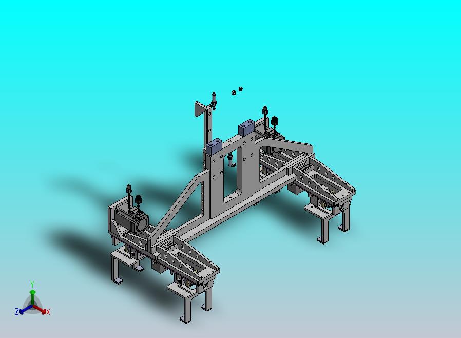 正反丝杠的夹爪机构