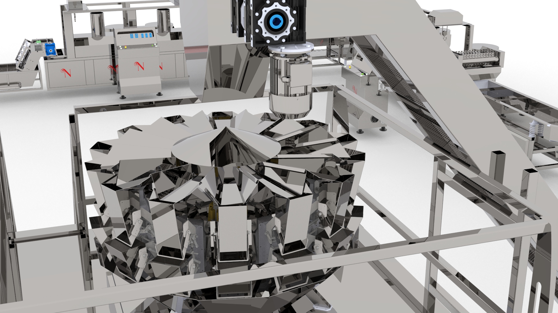 天然薯片生产线